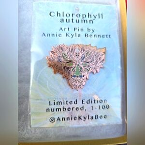 Chlorophyll Autumn Art Pin Limited Edition 20 of 100